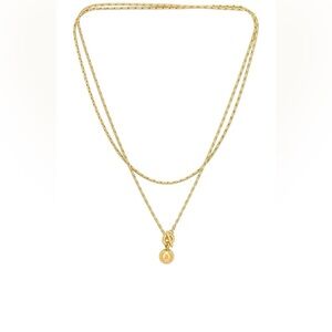 Jenny Bird Constance Wrap necklace in Gold
